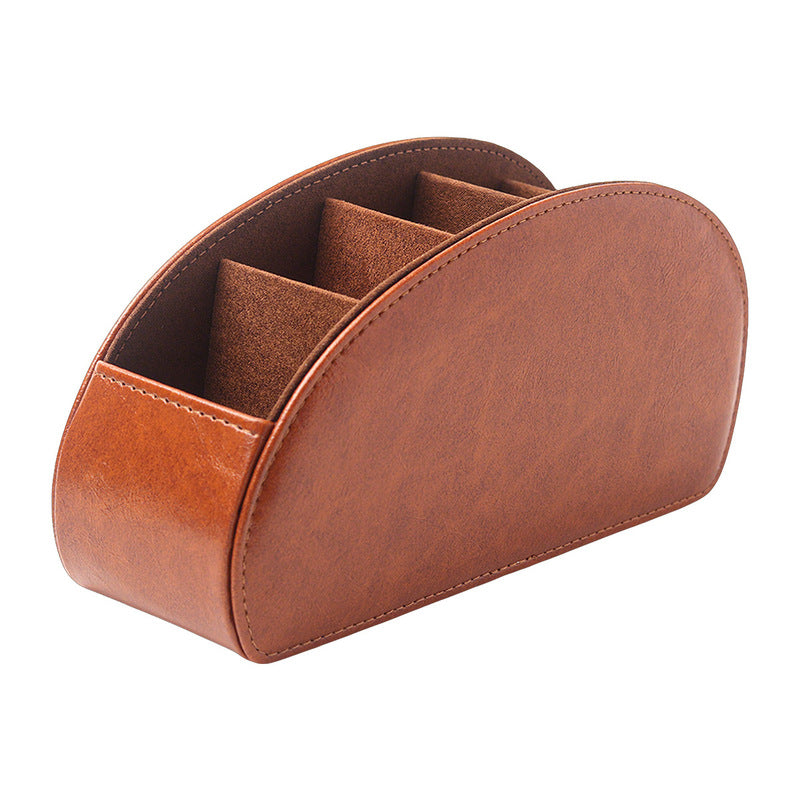 5-Slot Remote Control Holder Box - Desktop Organizer for TV, Media Player, Heater & Game Controllers