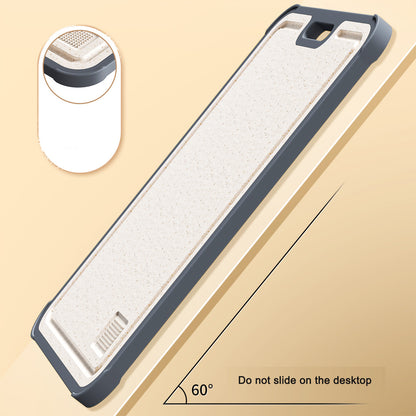 Double sided cutting board for household use with groove grinding and multifunctional vegetable cutting board