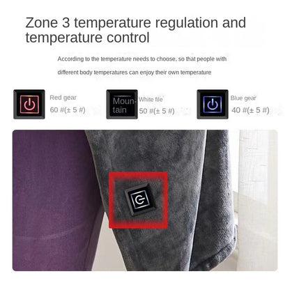 Heated Blanket USB Charging Warm Fleece Heating Throw for Office Nap Winter Electric Blanket