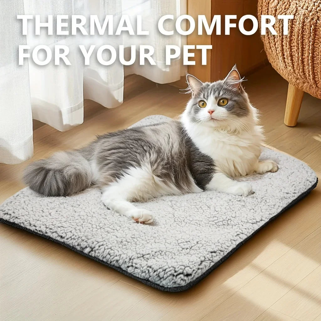 NONECN Self-Warming Pet Pad Blanket Anti-Slip Thermal Bed Mat