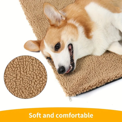 NONECN Self-Warming Pet Pad Blanket Anti-Slip Thermal Bed Mat